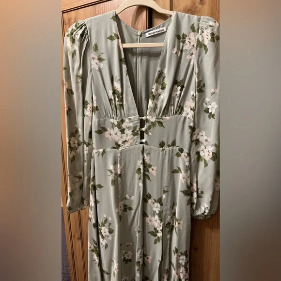 REFORMATION LORNE DRESS - GREEN - Picture 3 of 6